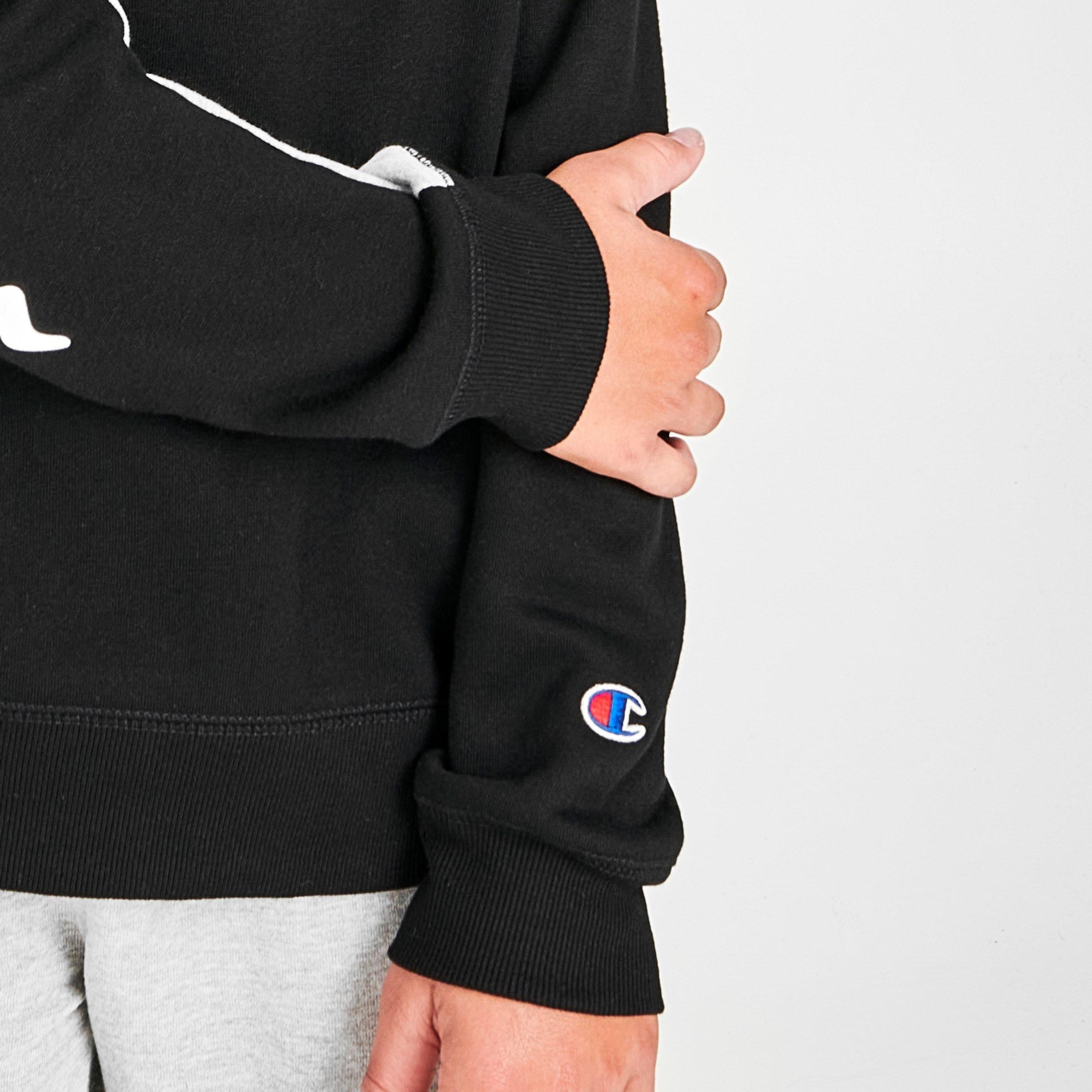 champion sweatshirt with script logo