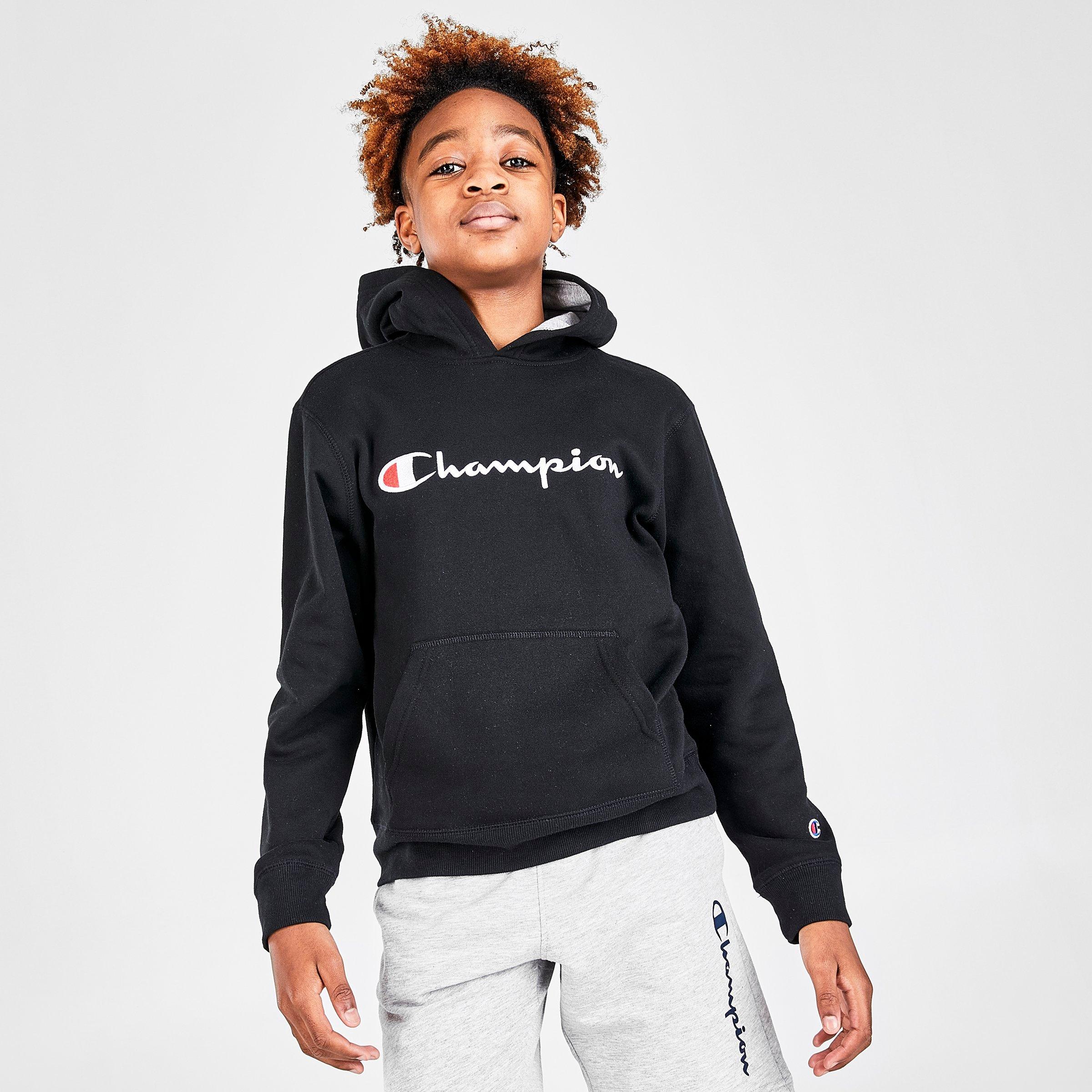 champion hoodie black kids