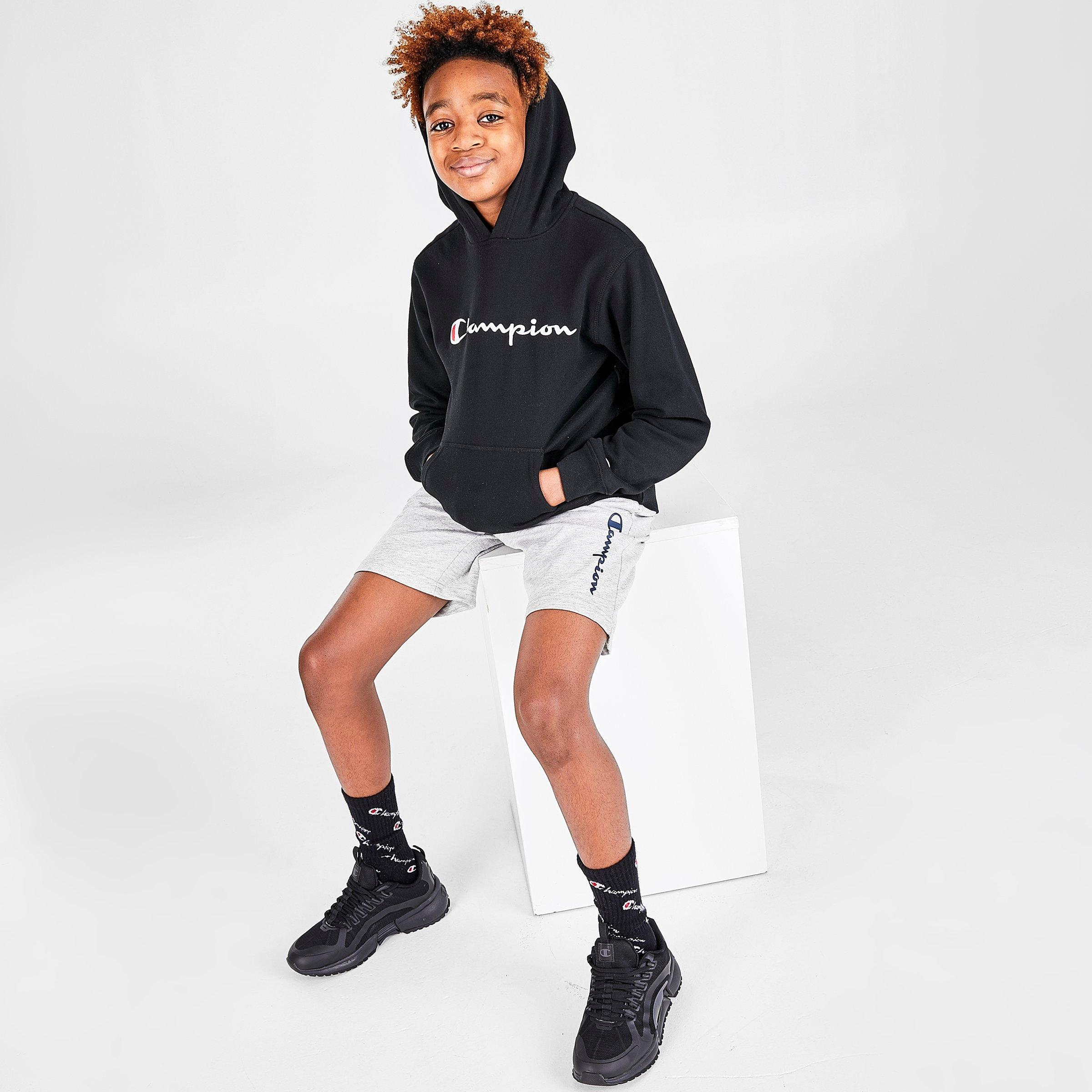 champion hoodie black kids