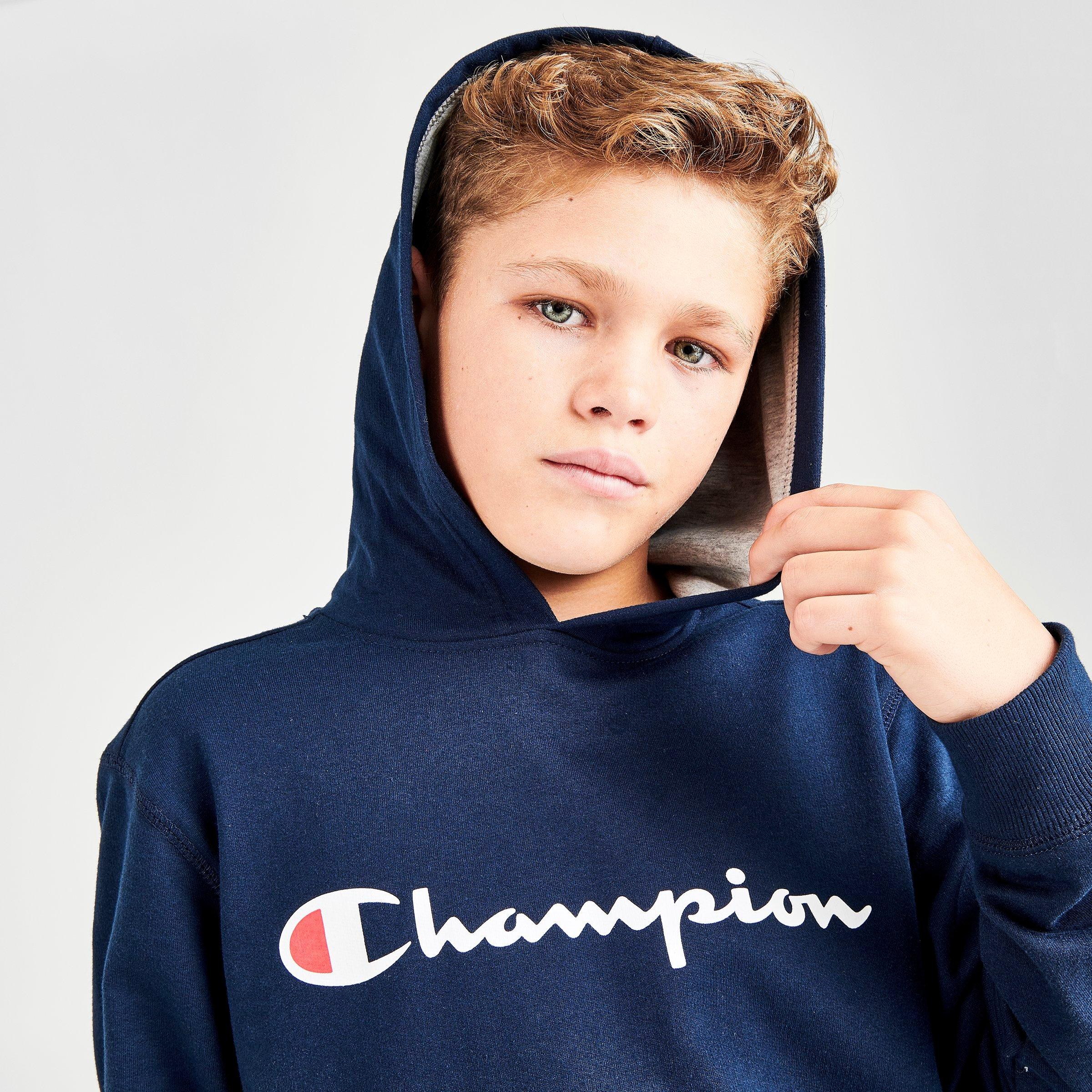 champion sweater kids blue