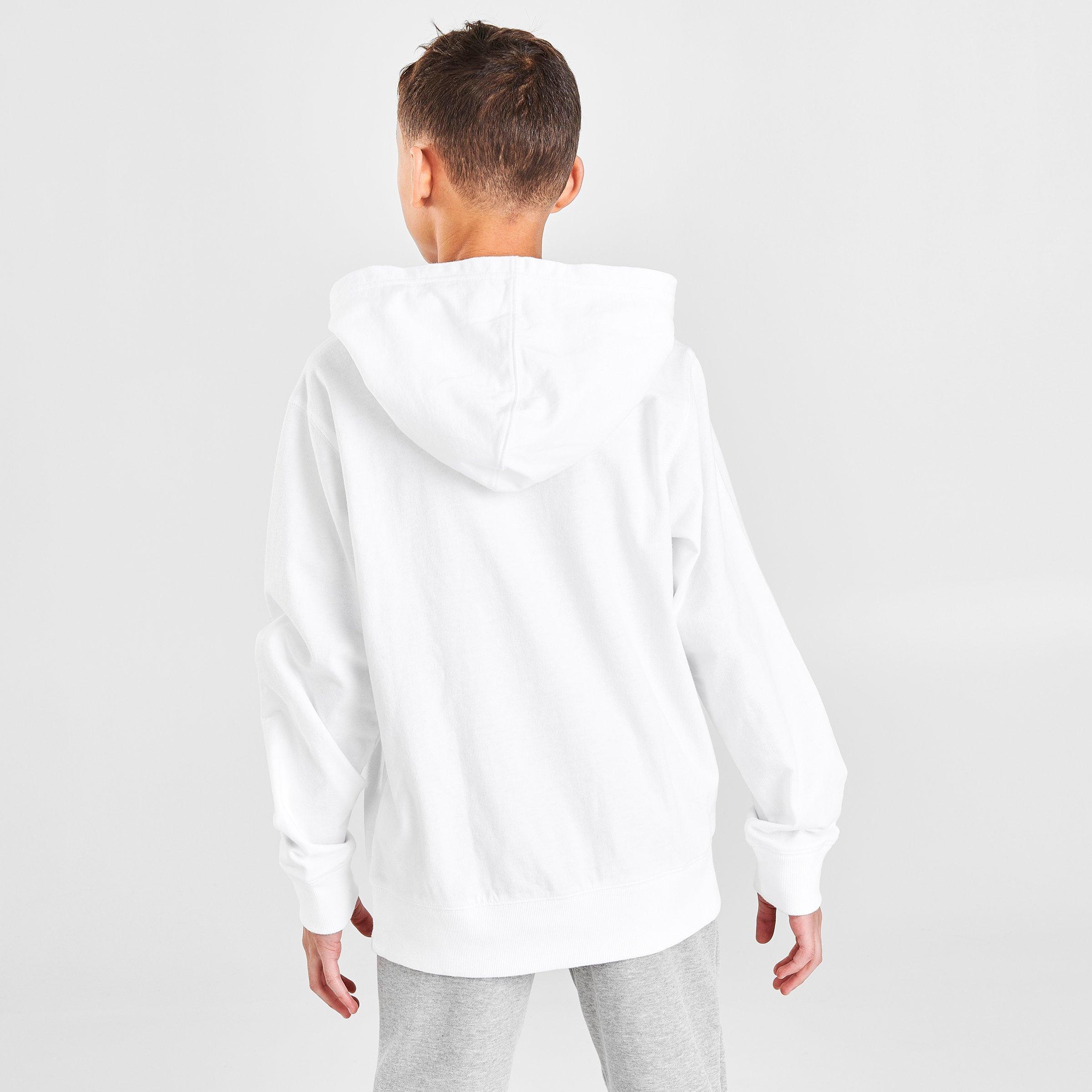 kids white champion sweatshirt