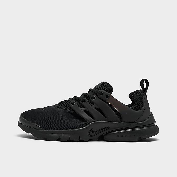 Right view of Boys' Little Kids' Nike Presto Casual Shoes in Black Click to zoom