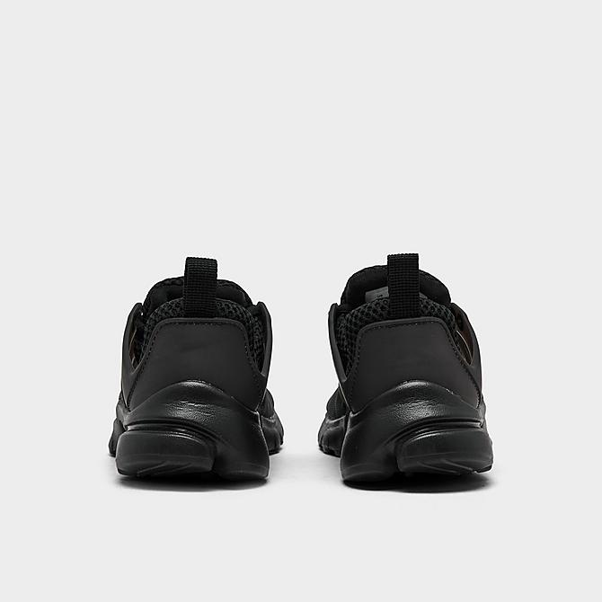 Left view of Boys' Little Kids' Nike Presto Casual Shoes in Black Click to zoom