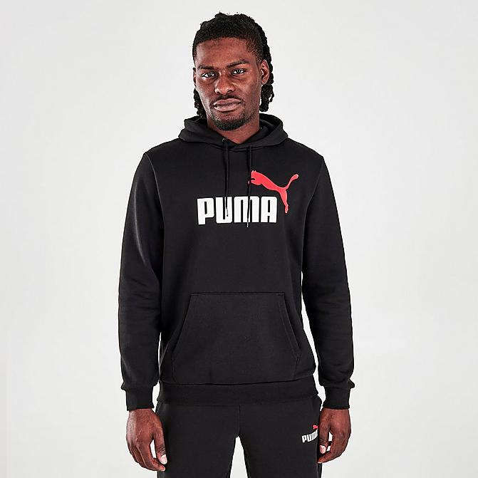 Front view of Men's Puma #Logo Hoodie Click to zoom