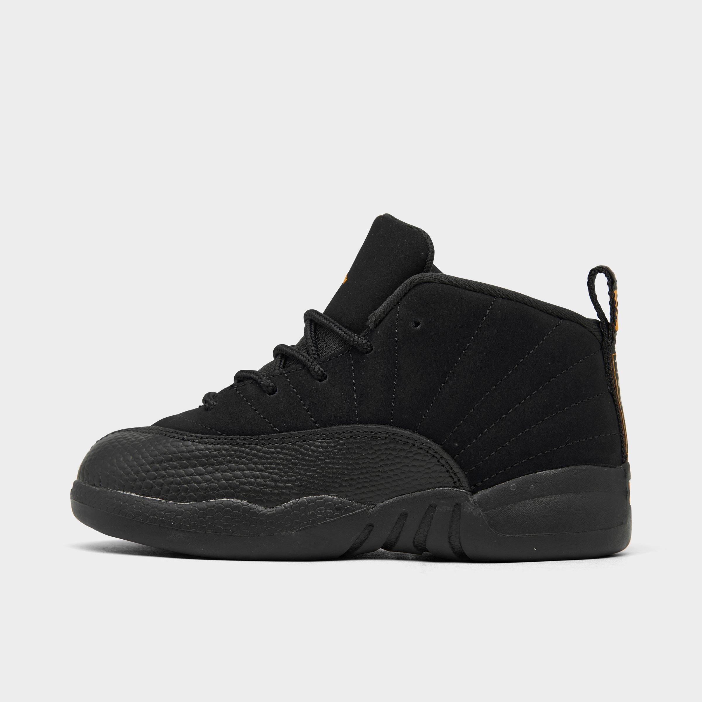 all black jordan 12 finish line