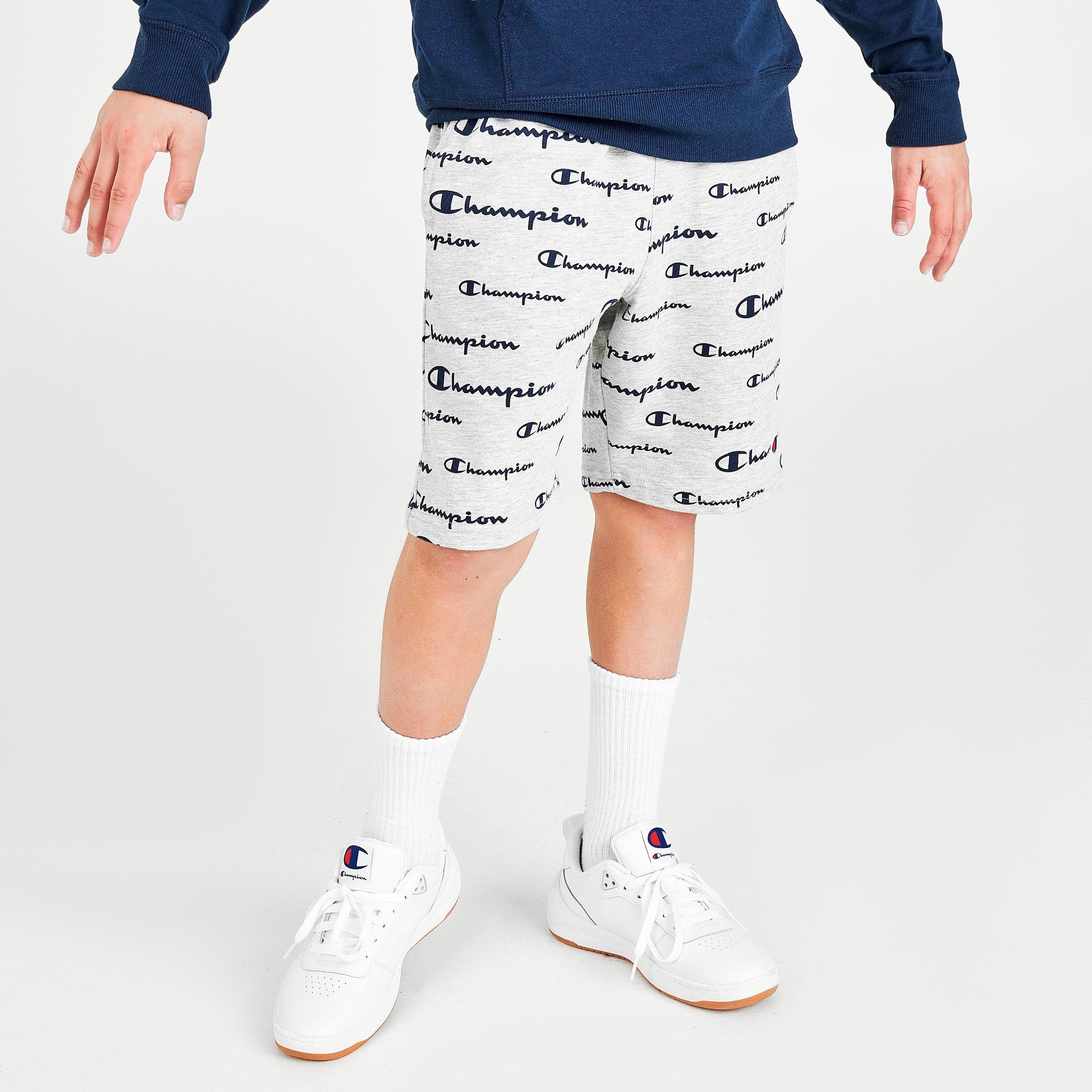 champion nautical big script shorts