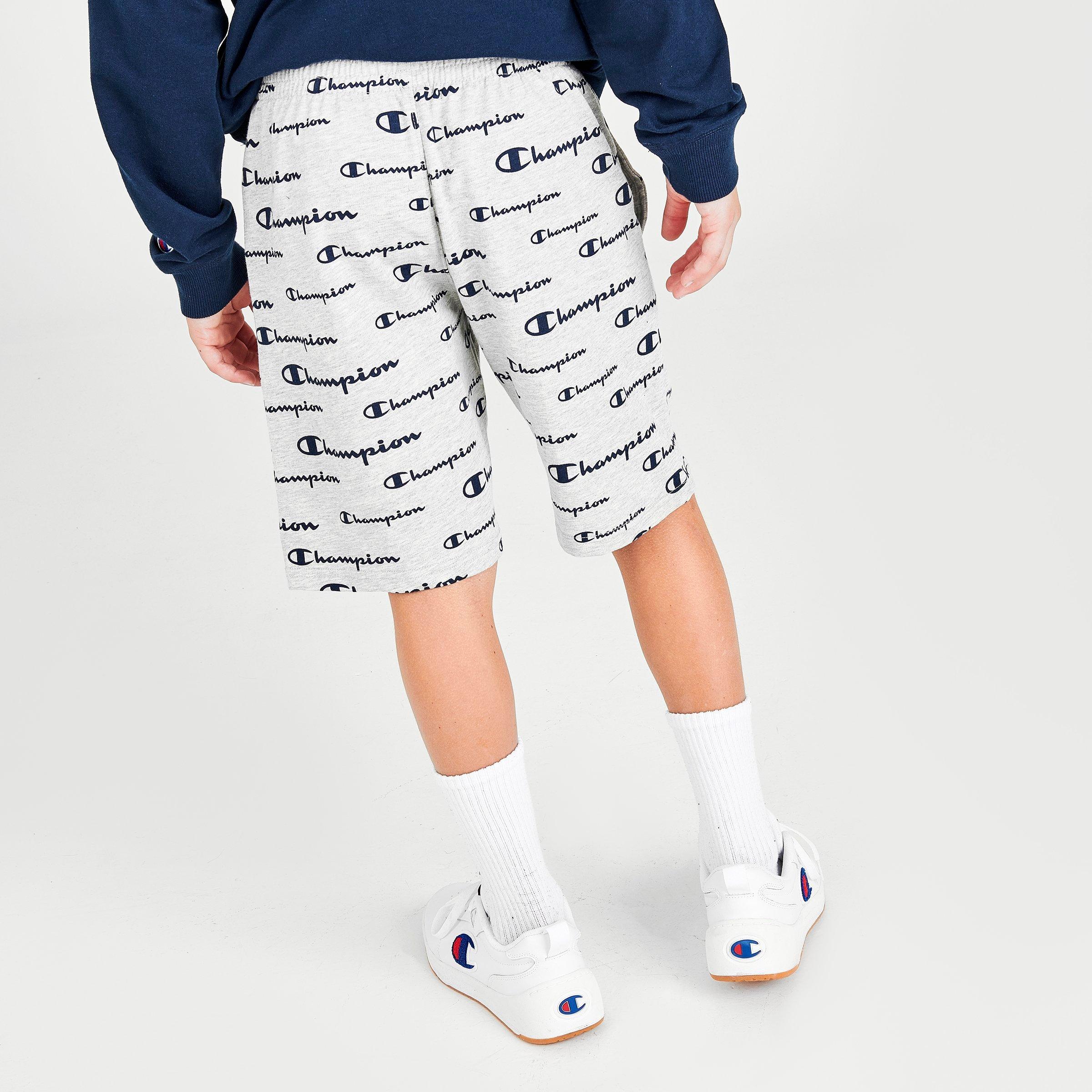 champion nautical big script shorts