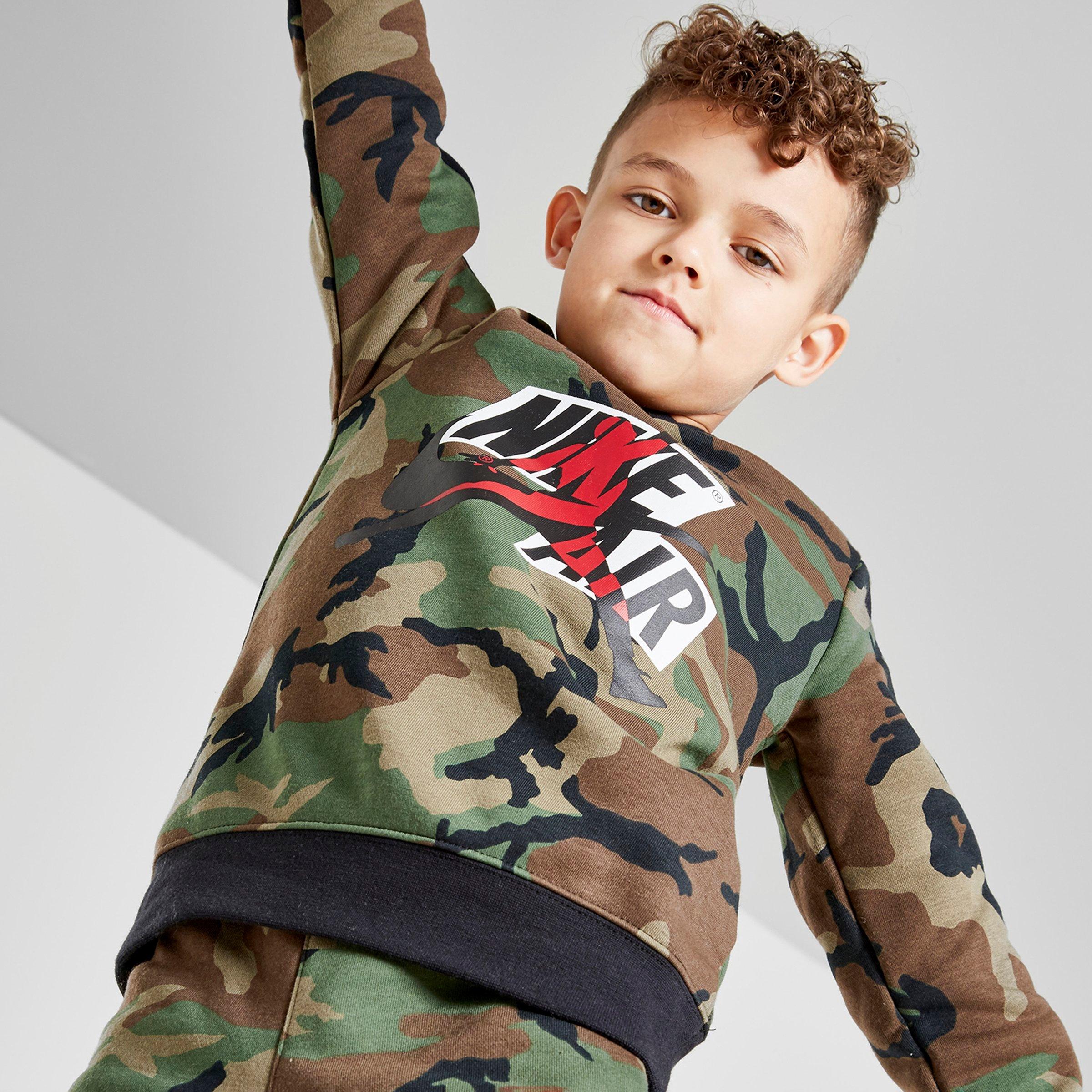 kids camouflage hoodie
