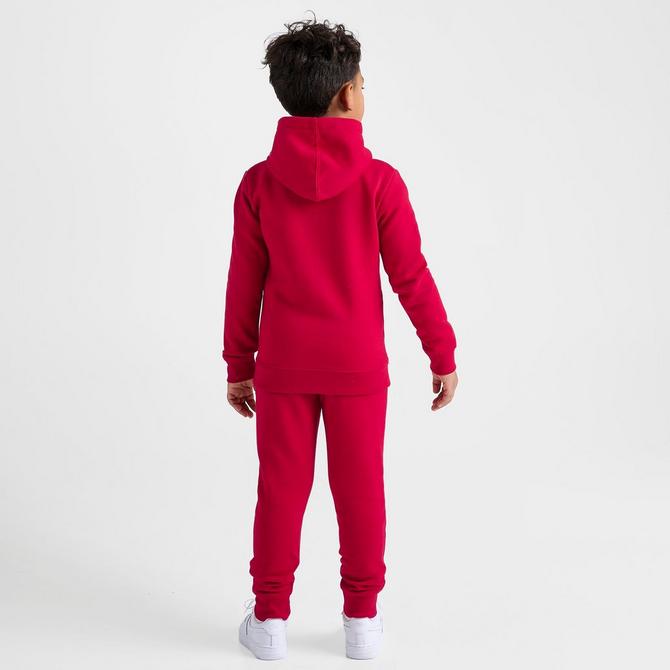 Red nike cheap hoodie and sweatpants