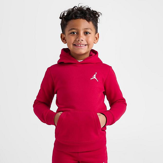 Little Kids' Jordan MJ Essentials Fleece Hoodie and Jogger Pants Set ...