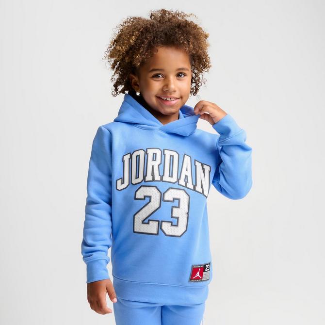 Casquette Enfant Jordan Jersey Flat Brim Blue - Basket Connection