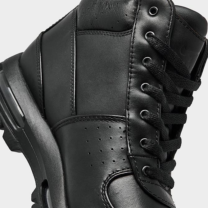 Front view of Nike Air Max Goadome Boots in Black/Black/Black Click to zoom