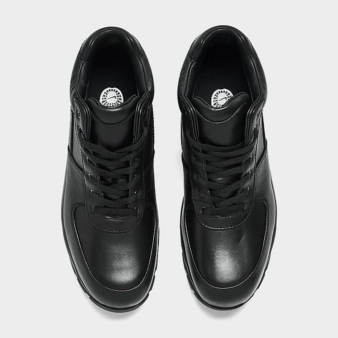 Back view of Nike Air Max Goadome Boots in Black/Black/Black Click to zoom