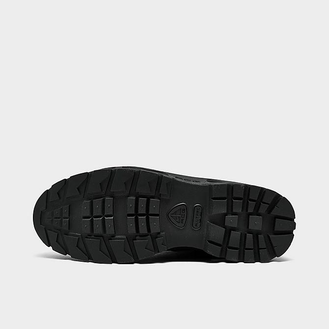 Bottom view of Nike Air Max Goadome Boots in Black/Black/Black Click to zoom