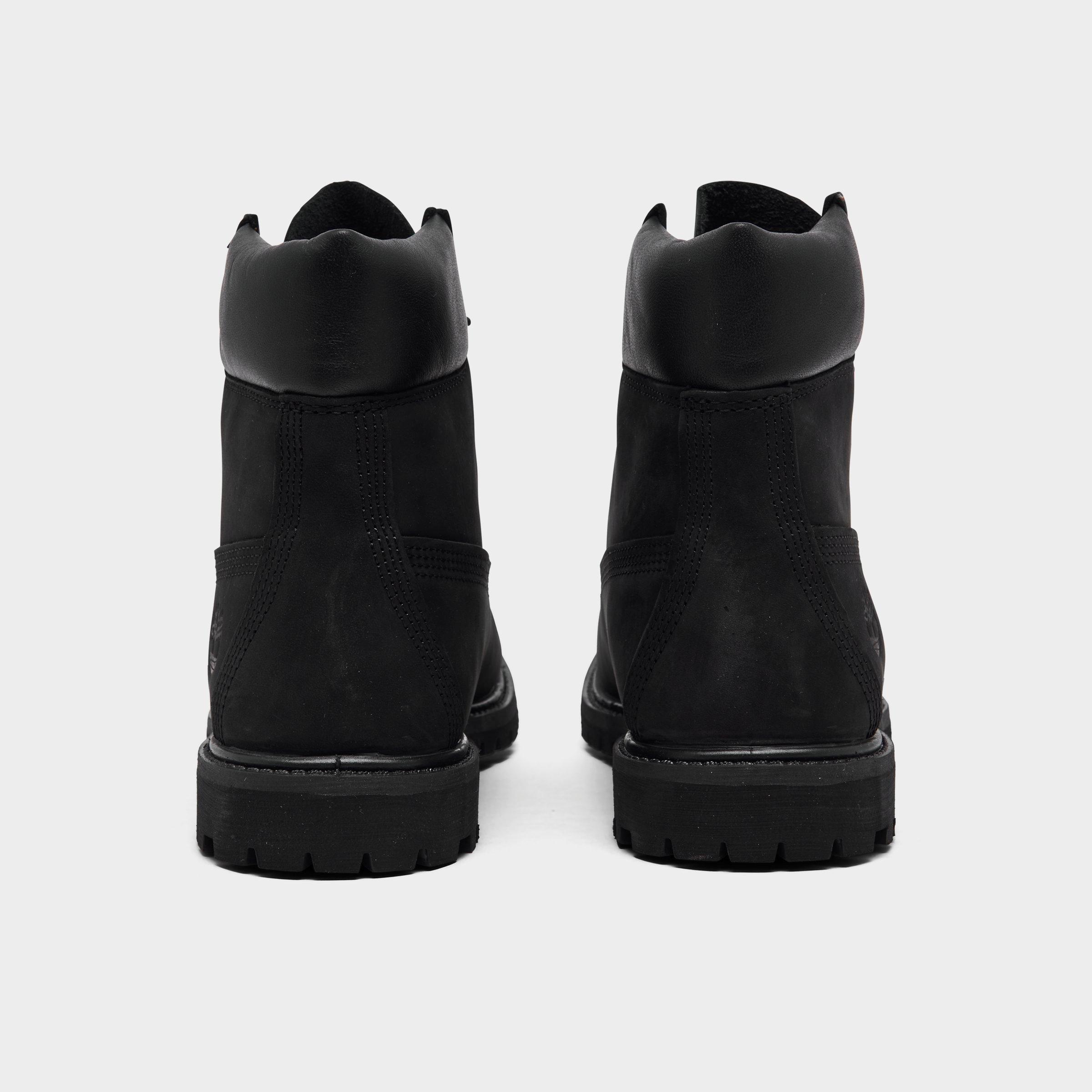 timberland 6 inch boots womens black