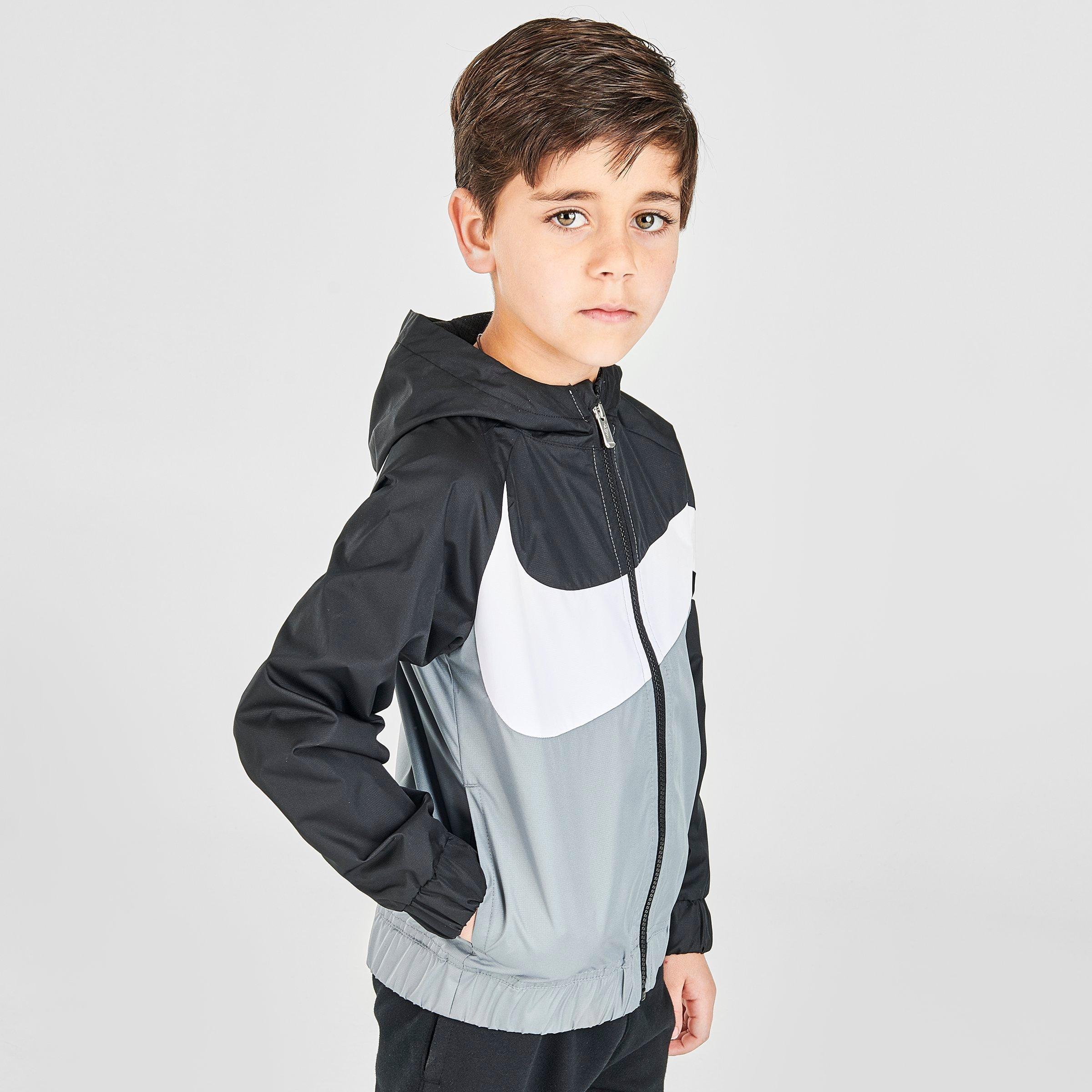 kids black nike coat