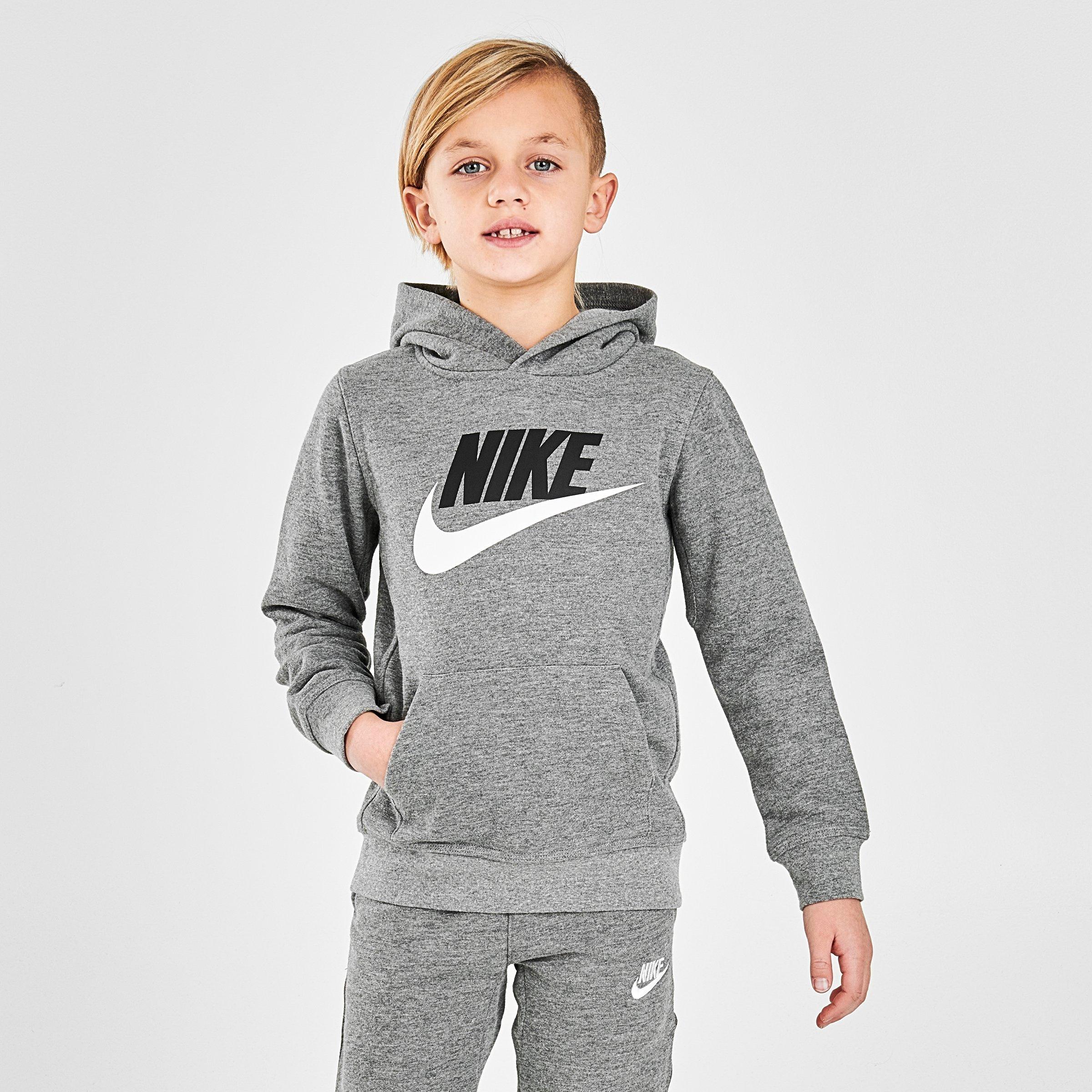 nike sportswear club fleece half zip hoodie