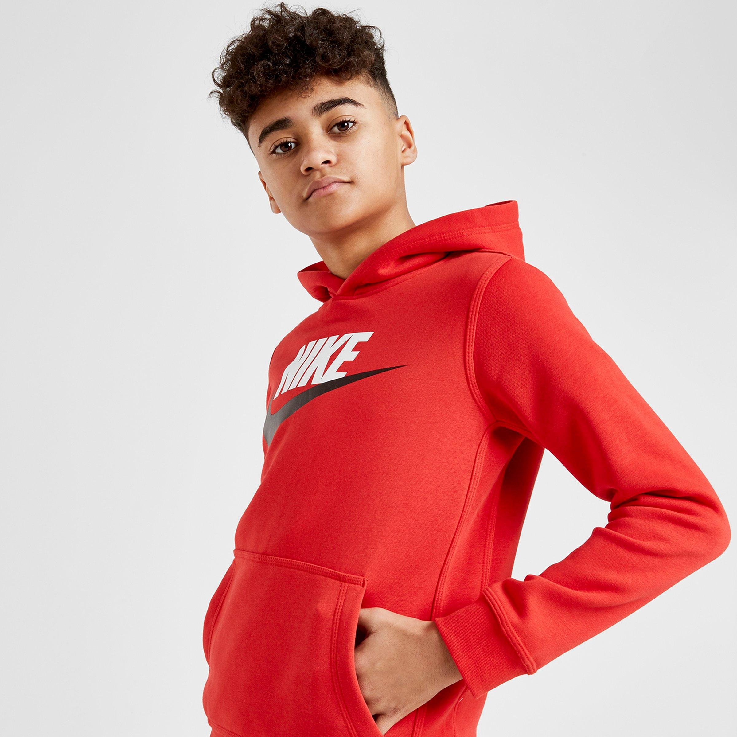 nike sportswear club fleece red