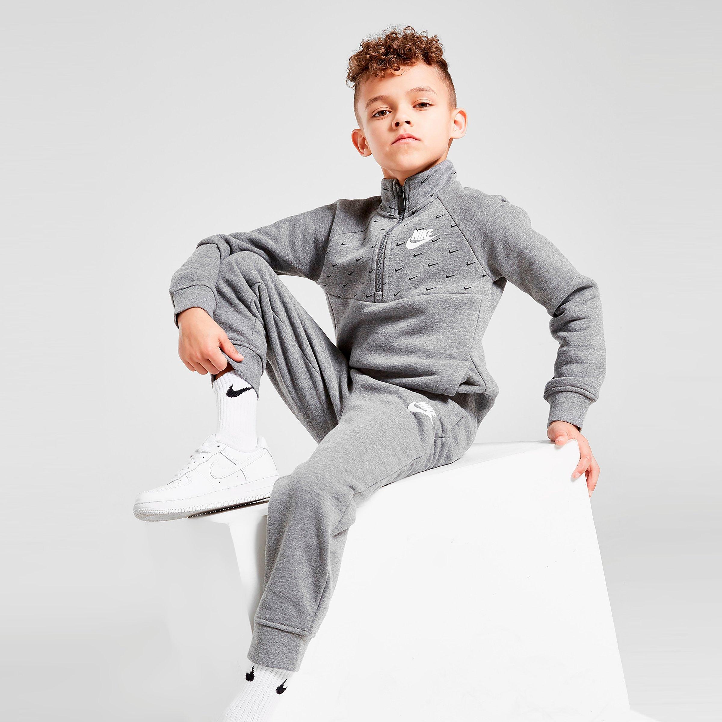 kids nike half zip