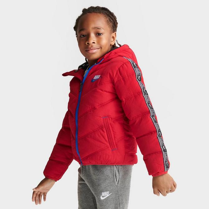 Little Kids' Nike Futura Taped Puffer Jacket| Finish Line