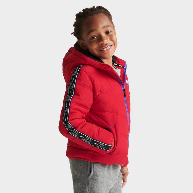 Little Kids' Nike Futura Taped Puffer Jacket| Finish Line