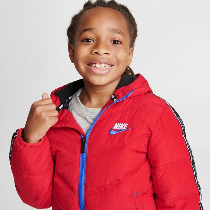 Little Kids' Nike Futura Taped Puffer Jacket| Finish Line