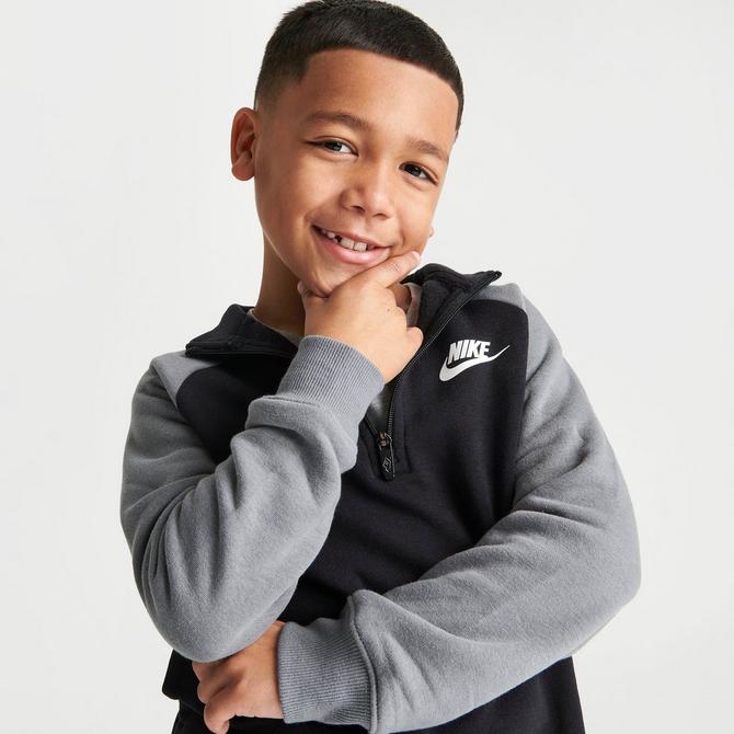 Boys nike quarter hot sale zip