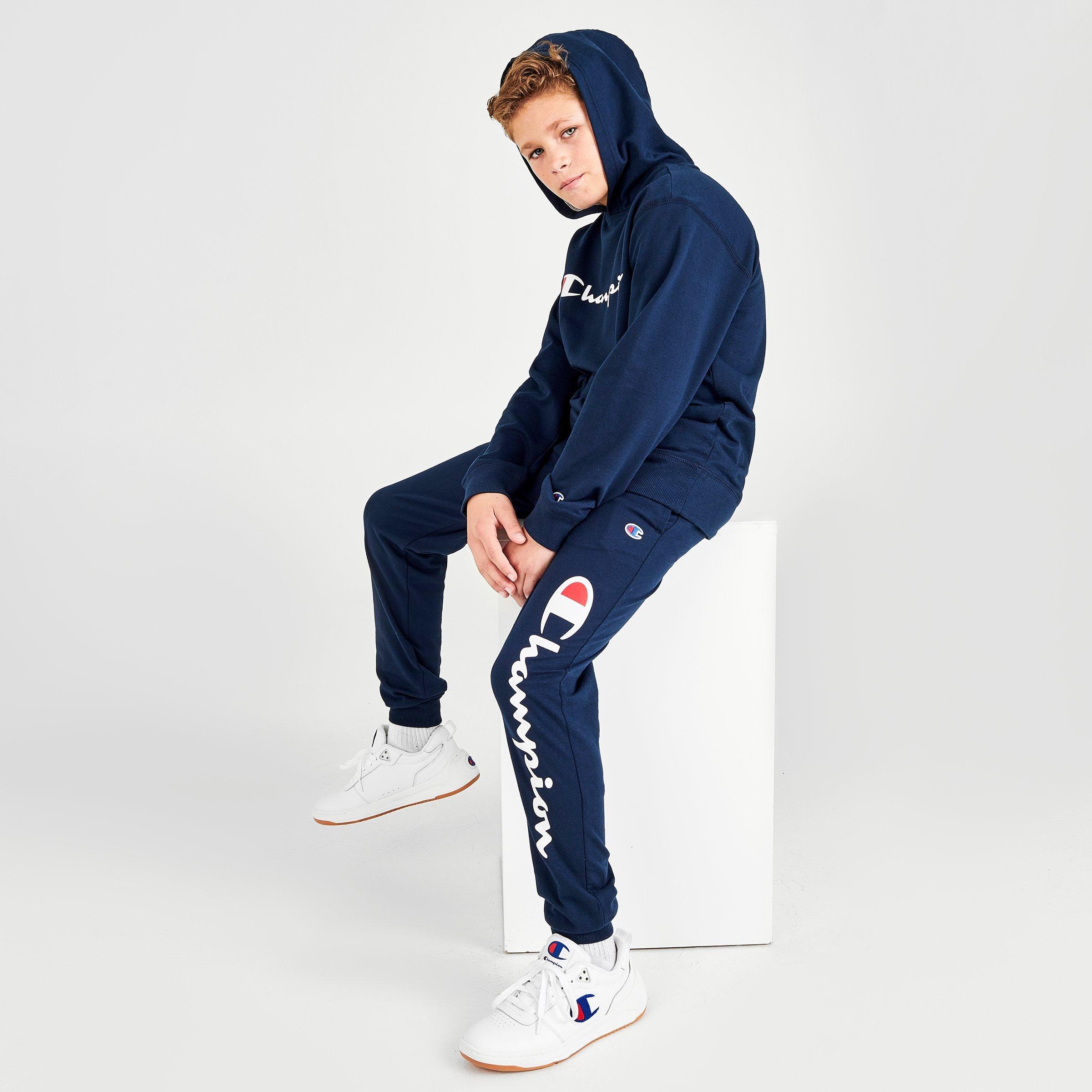 champion and timberland sweatsuit