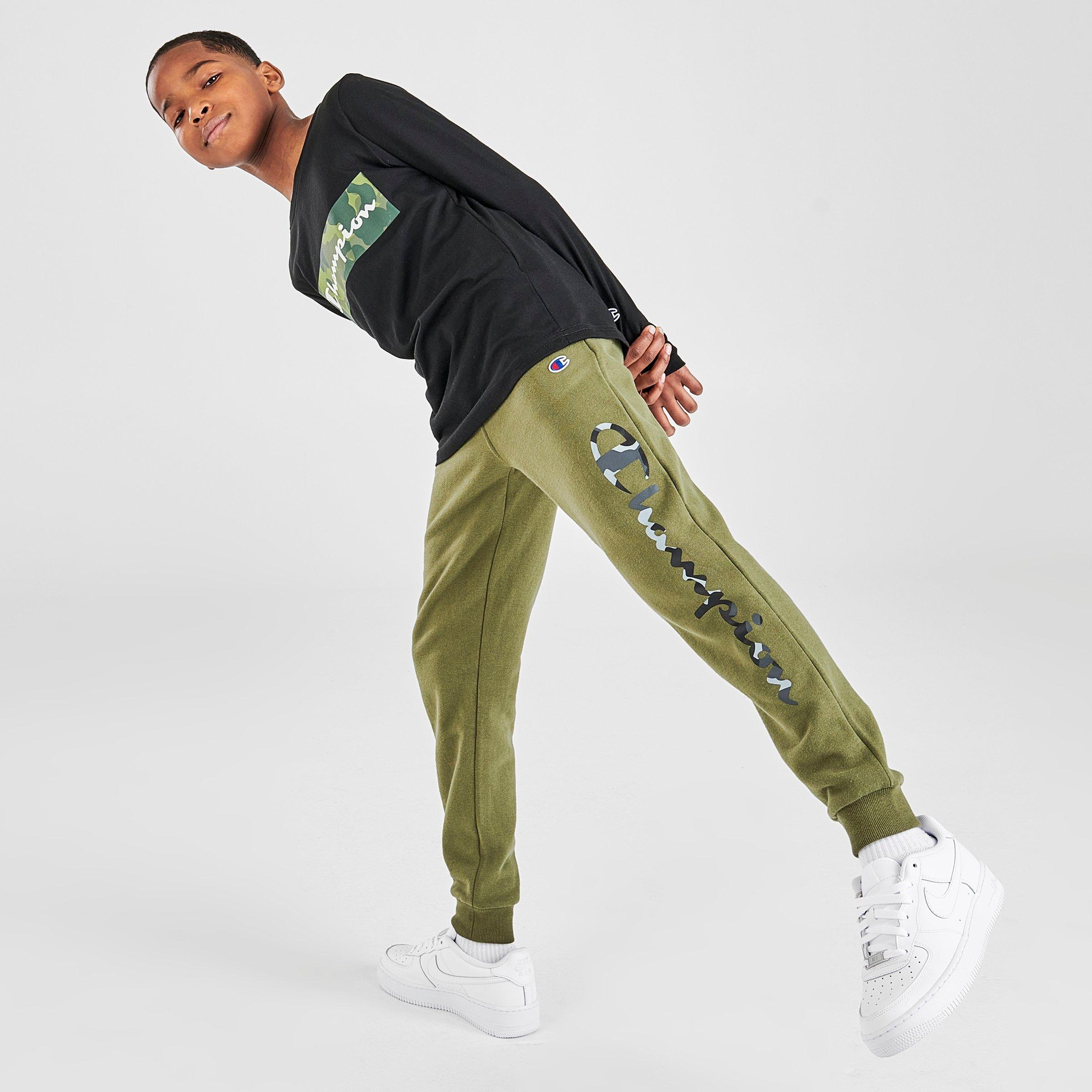 champion classic script jogger pants