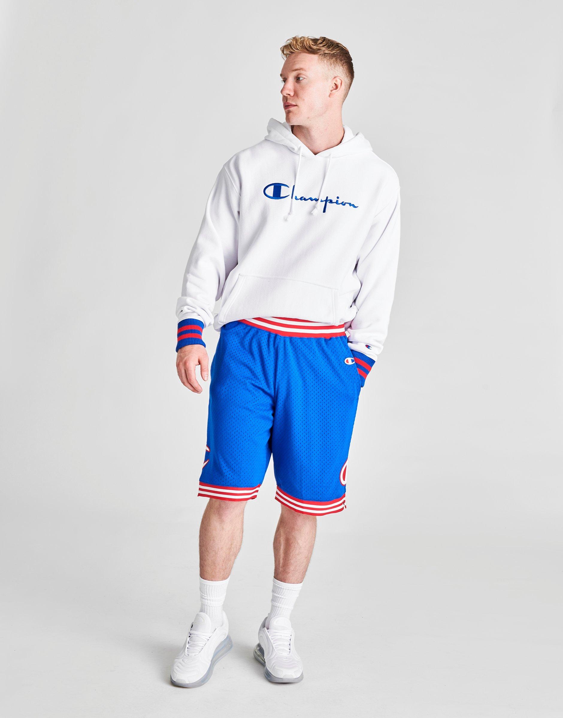 champion men's mesh shorts