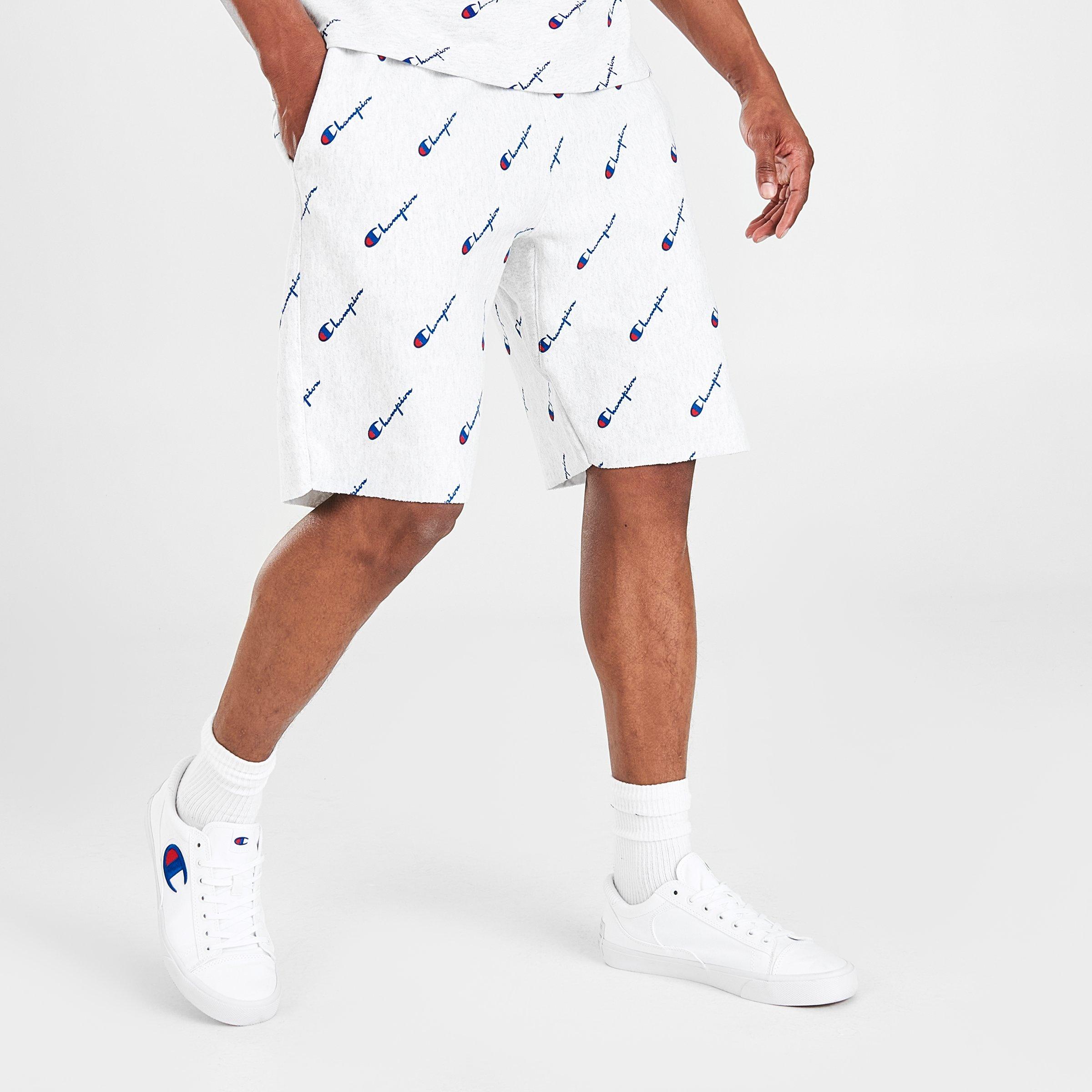 champion shorts all over print