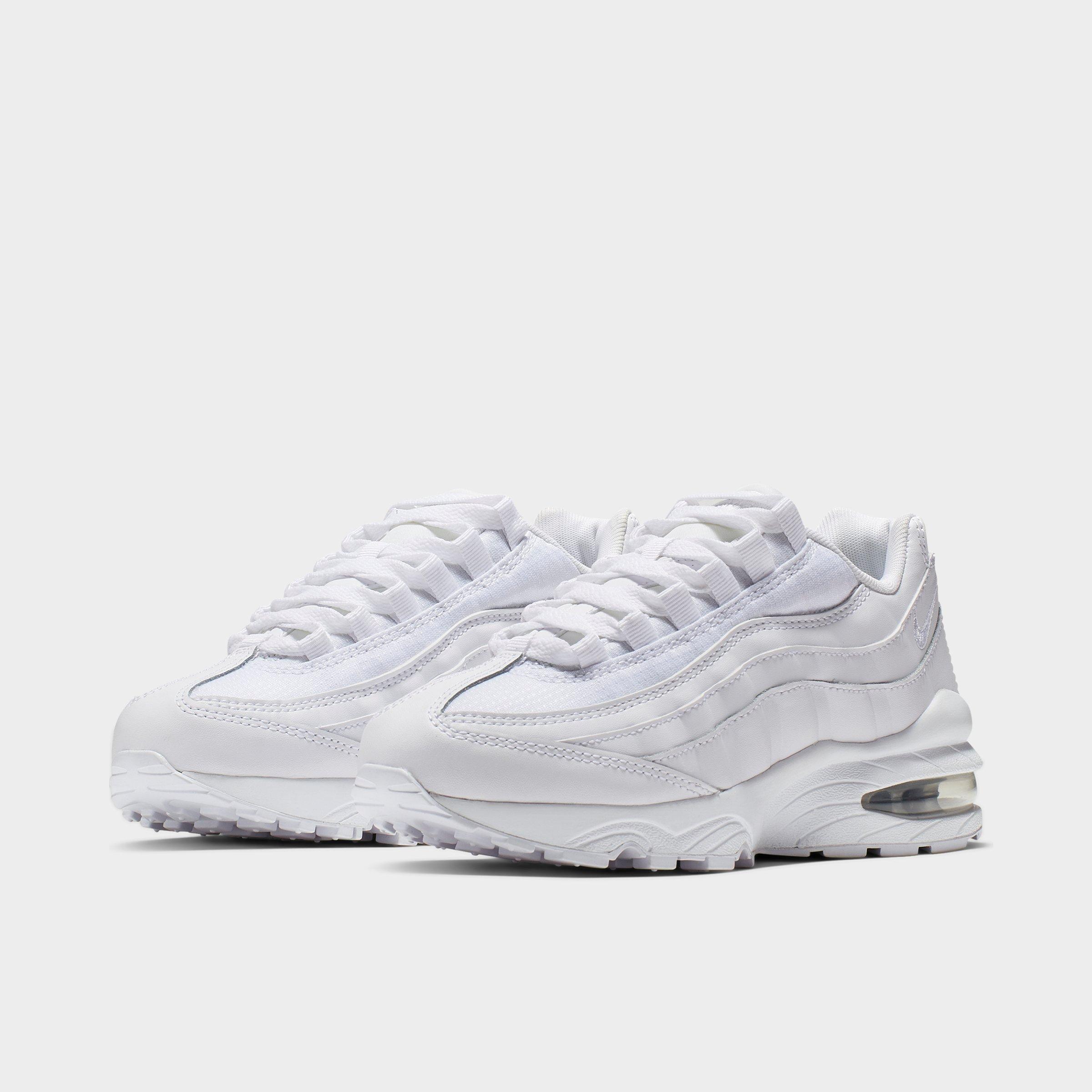 boys all white air max