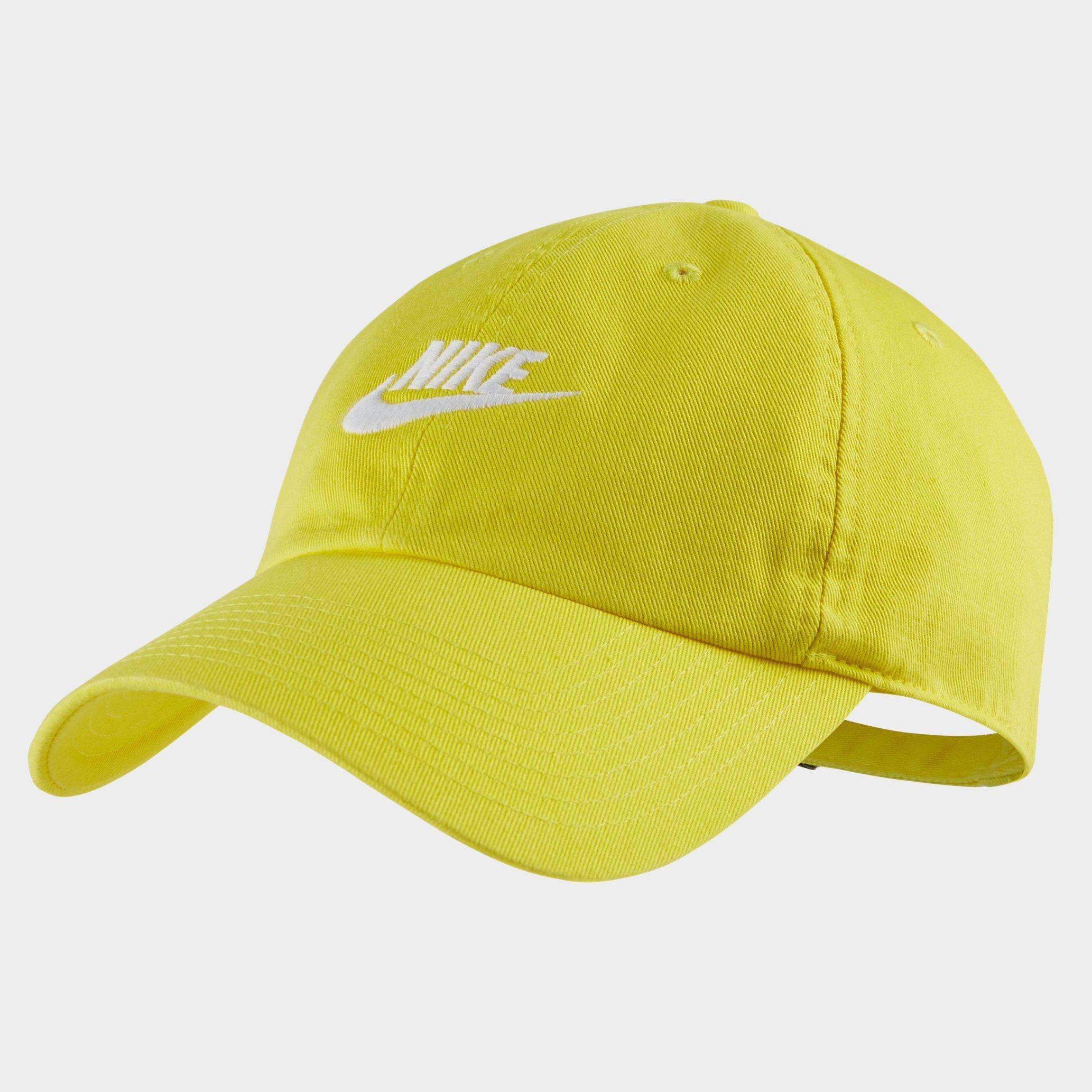 yellow nike baseball cap