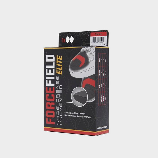 Three Quarter view of Force Field Elite Crease Preventer (Small) in Black/Red Click to zoom