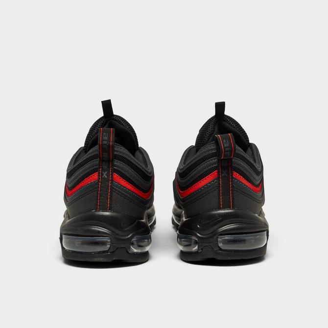 Mens nike air max 97 black and on sale red