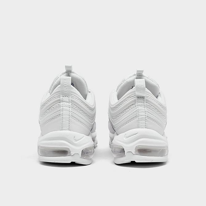 Left view of Men's Nike Air Max 97 Casual Shoes in White/Wolf Grey/Black Click to zoom