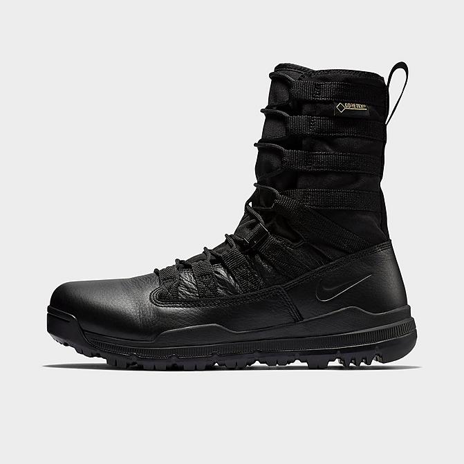 Right view of Men's Nike SFB Gen 2 GORE-TEX Tactical Boots in Black/Black Click to zoom