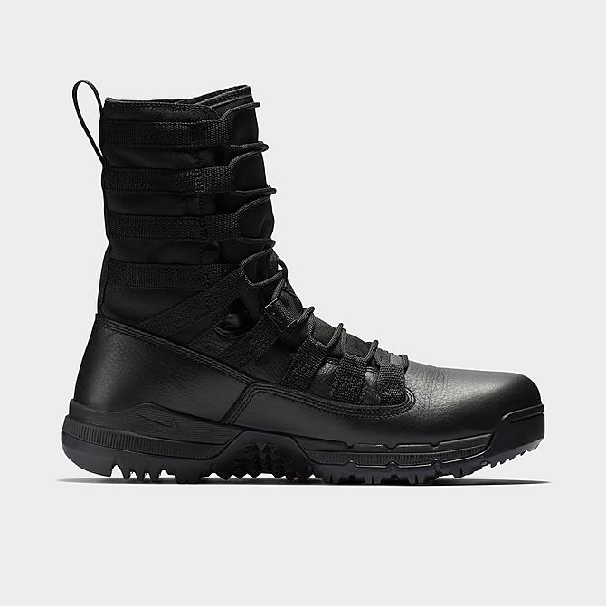Front view of Men's Nike SFB Gen 2 GORE-TEX Tactical Boots in Black/Black Click to zoom