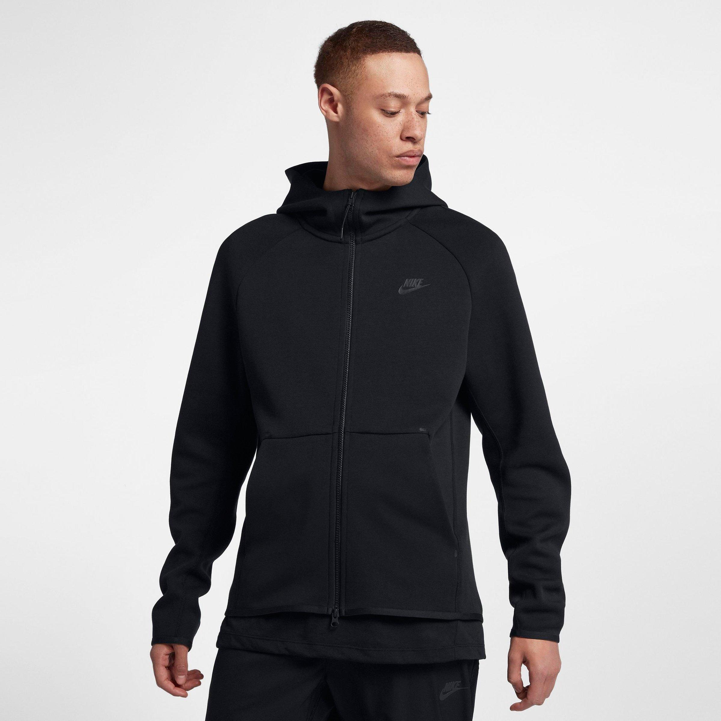 black nike hoodie mens medium