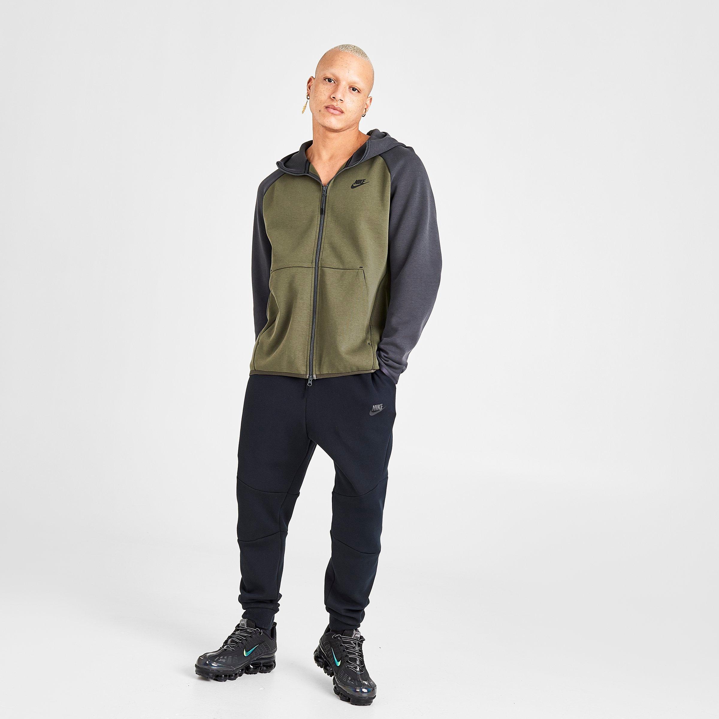 nike tech fleece hoodie khaki