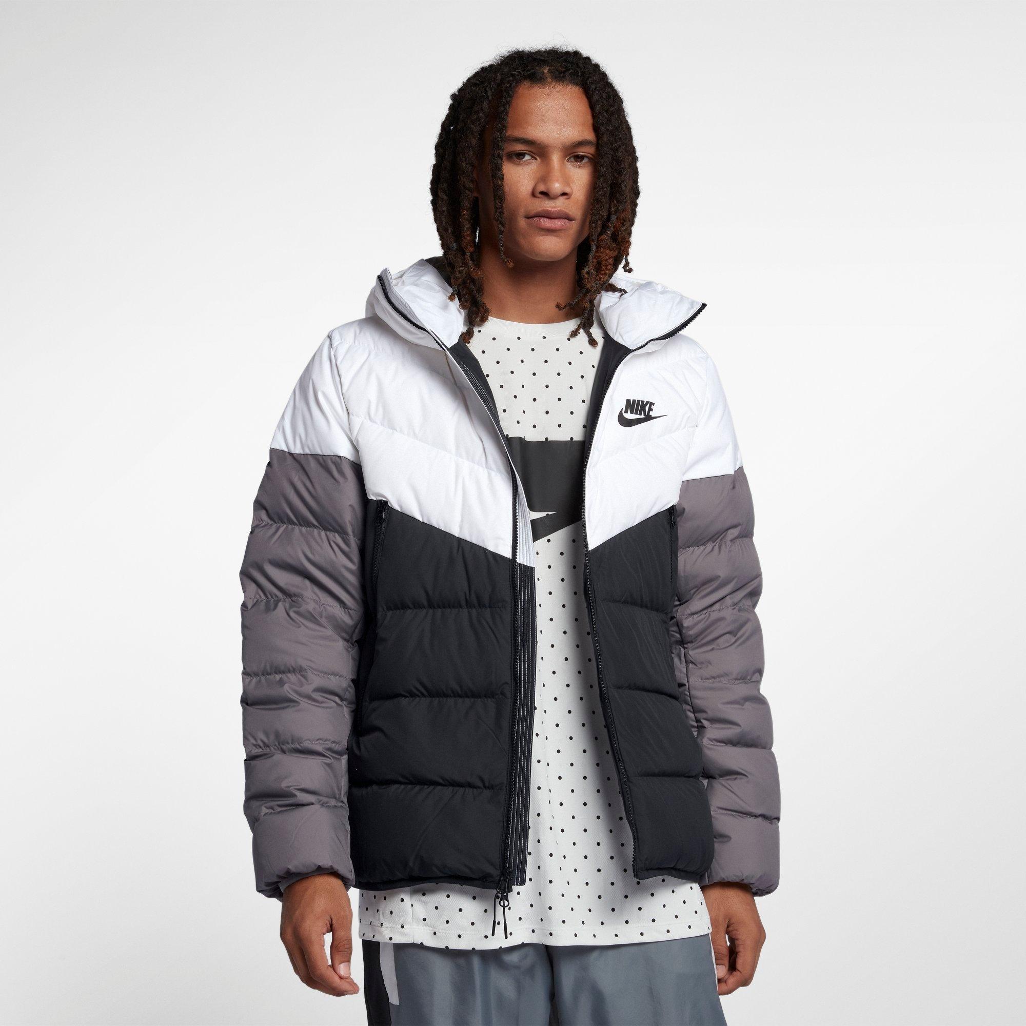 nike sportswear windrunner down fill hoodie