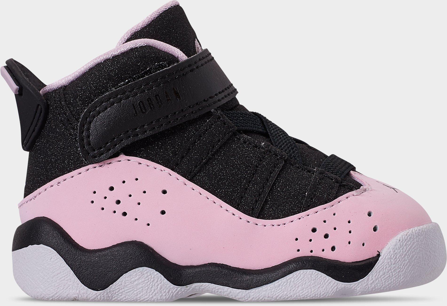 pink jordans for toddlers