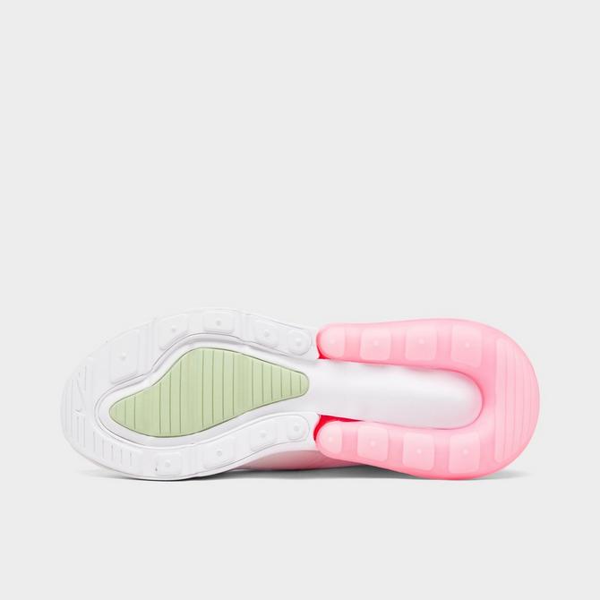 Nike Kid's Air Max 270 Grade School White Pink Foam / 6.5