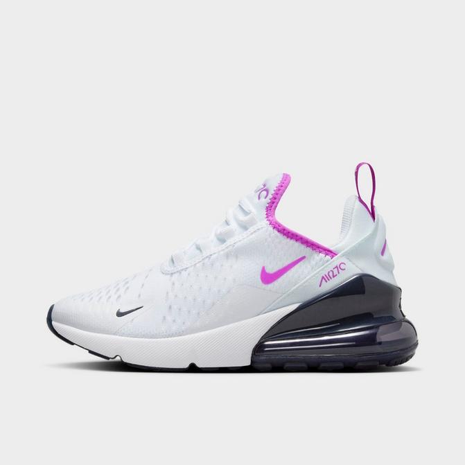 White and 2025 purple nike 270