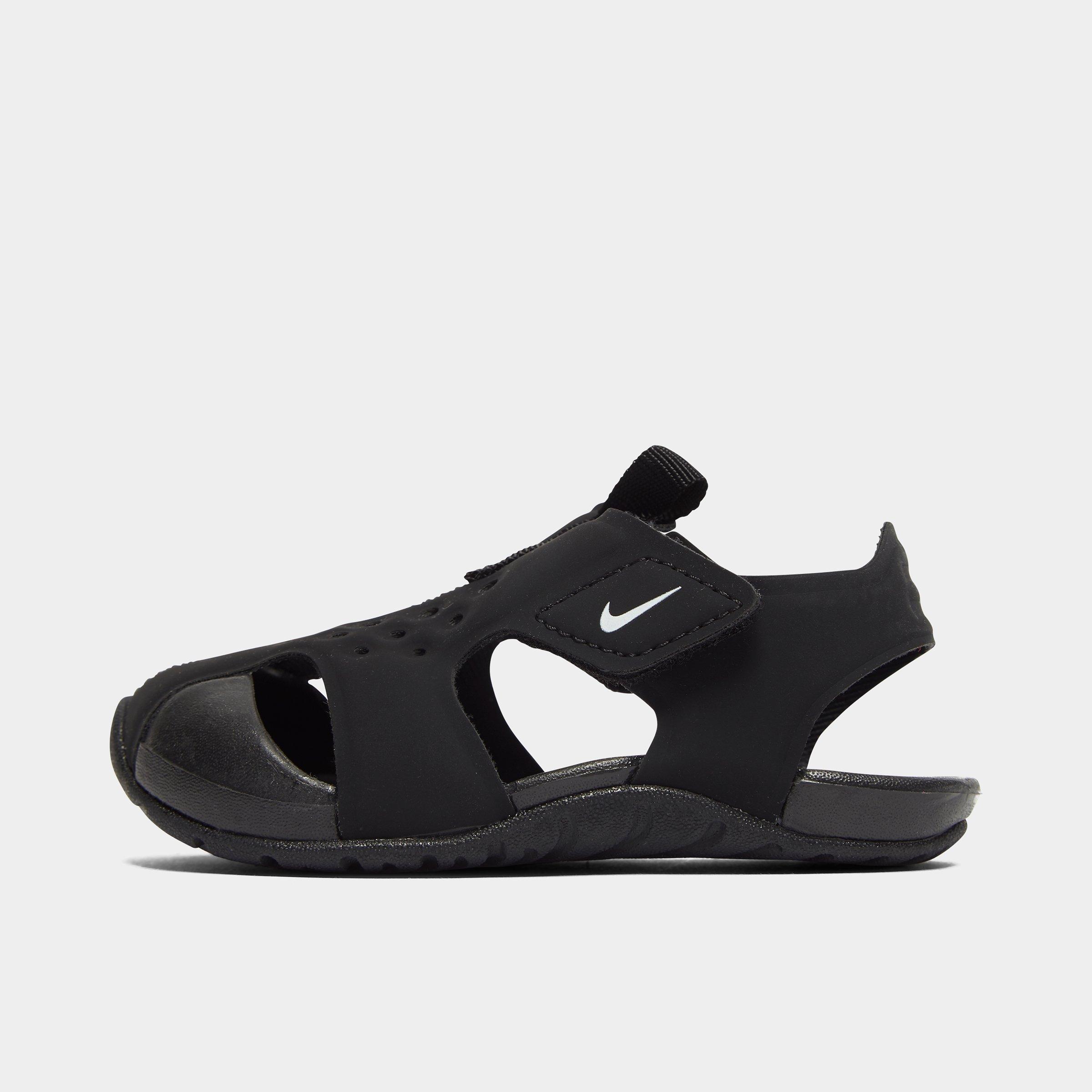 black nike sandals for toddlers