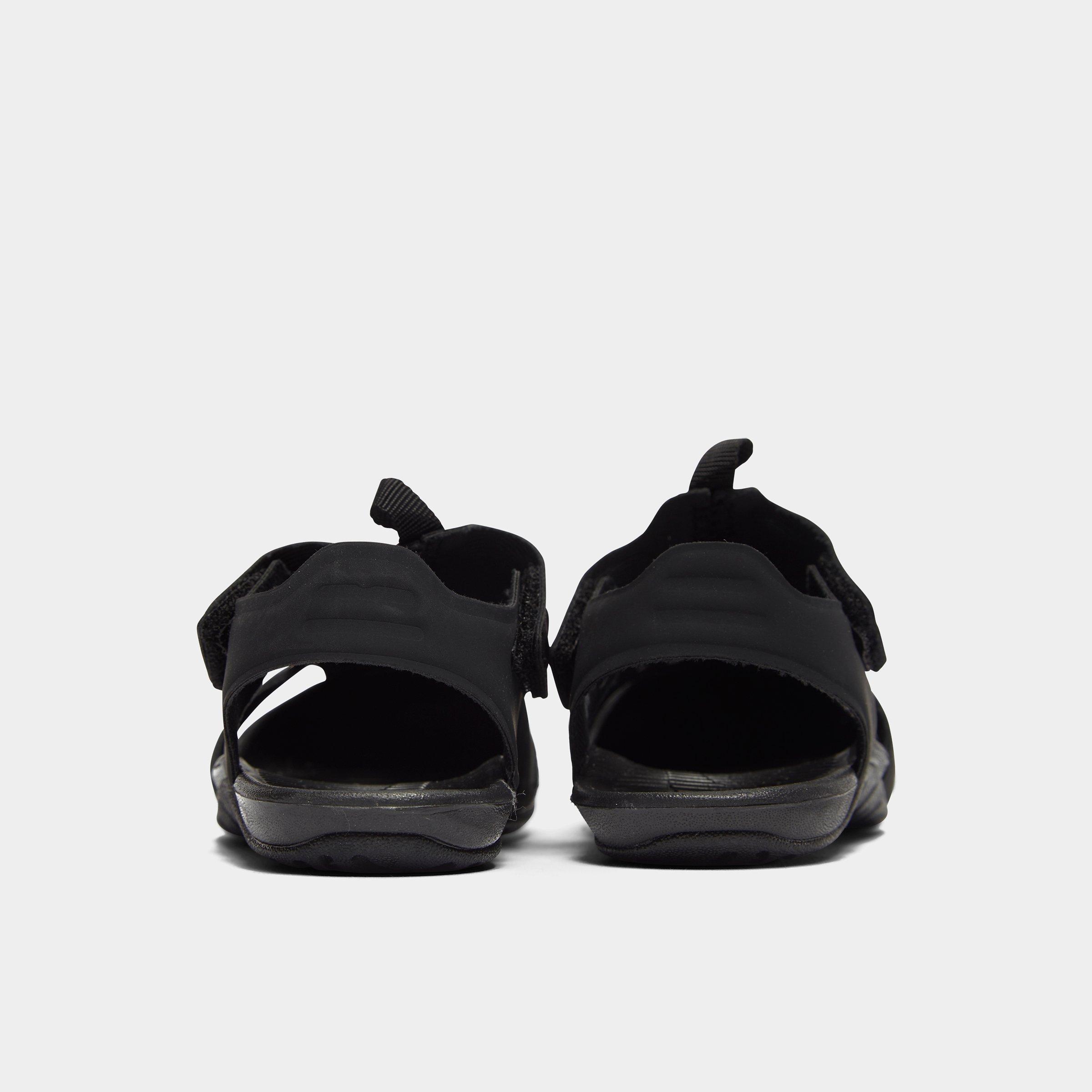 black nike sandals toddler