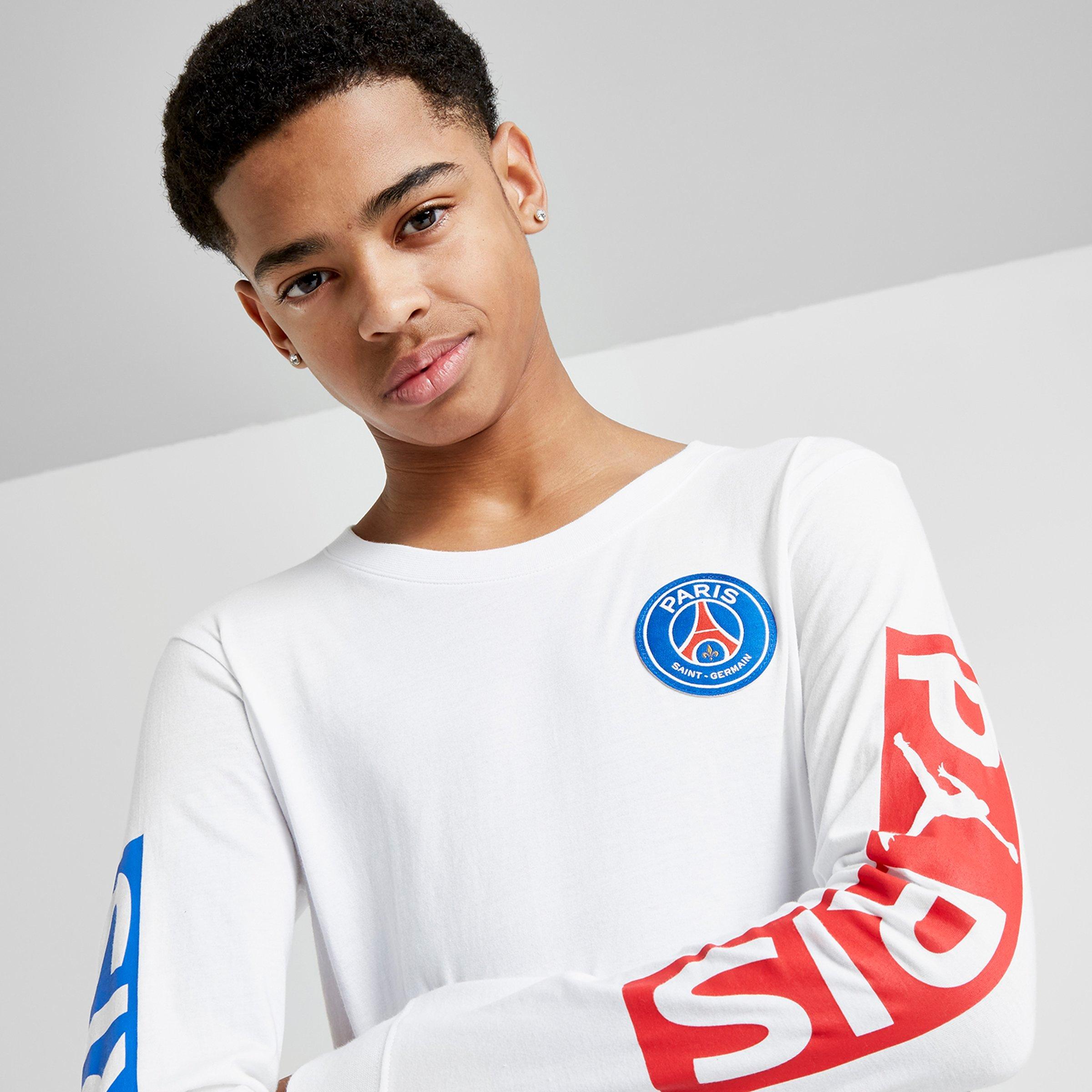 jordan psg jersey long sleeve