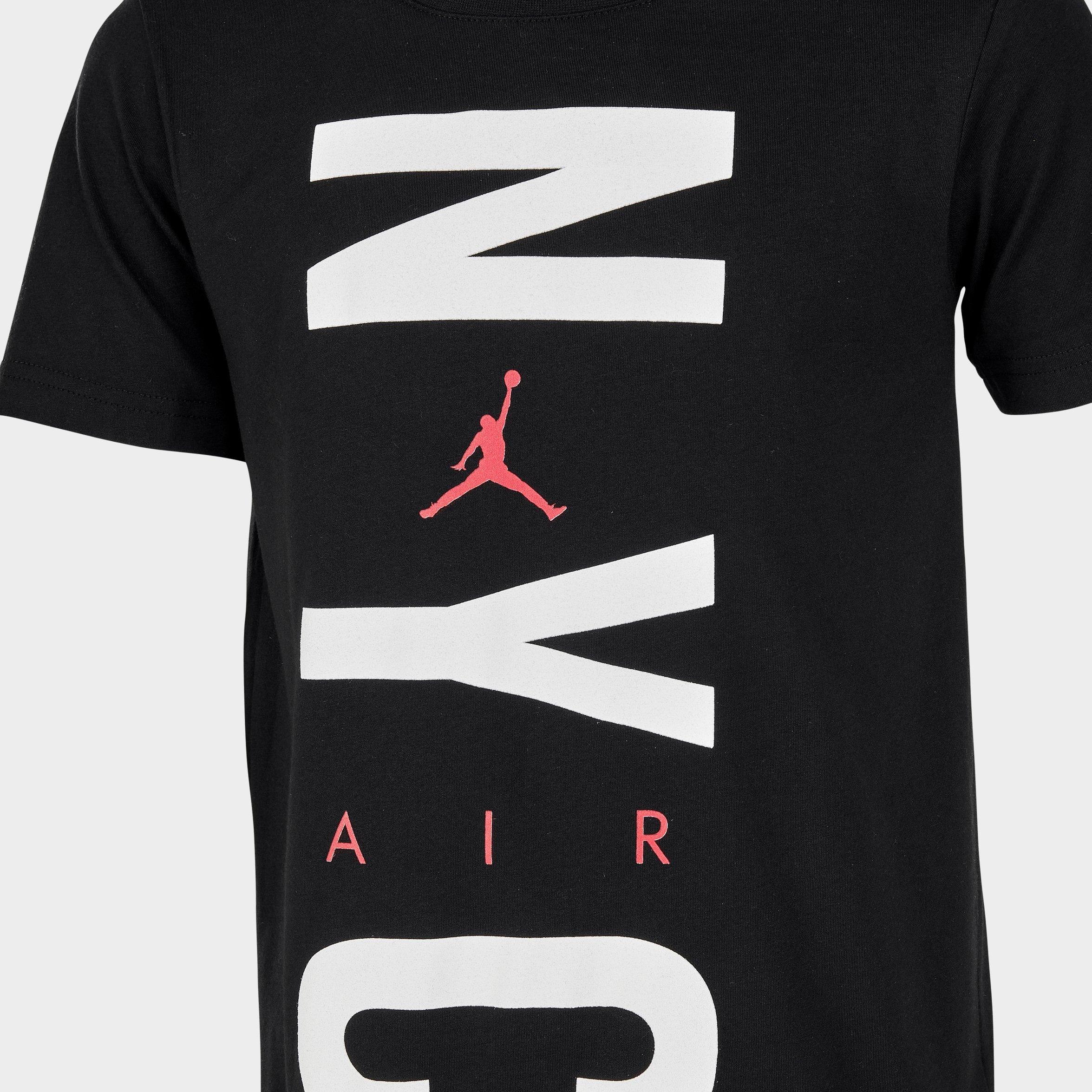 black and red jordan t shirt