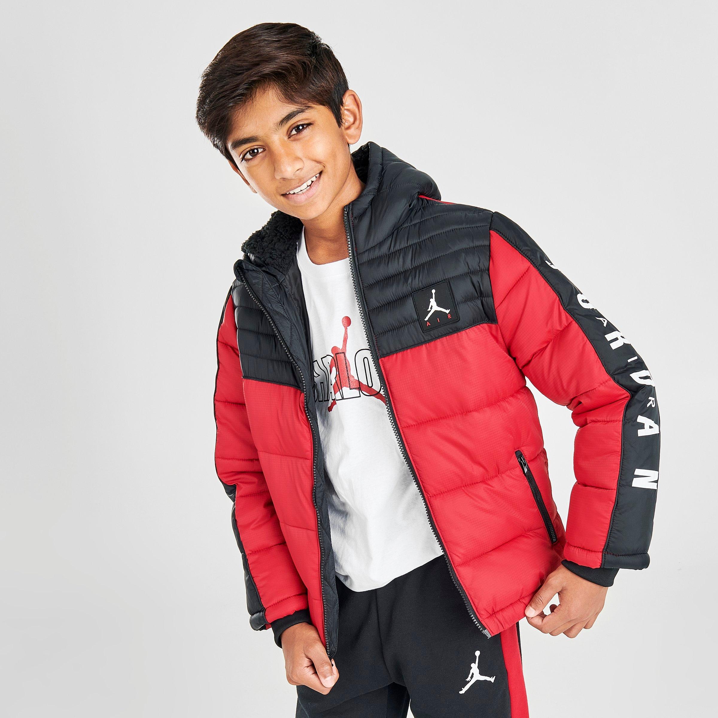 Boys' Jordan Colorblock Puffer Jacket 