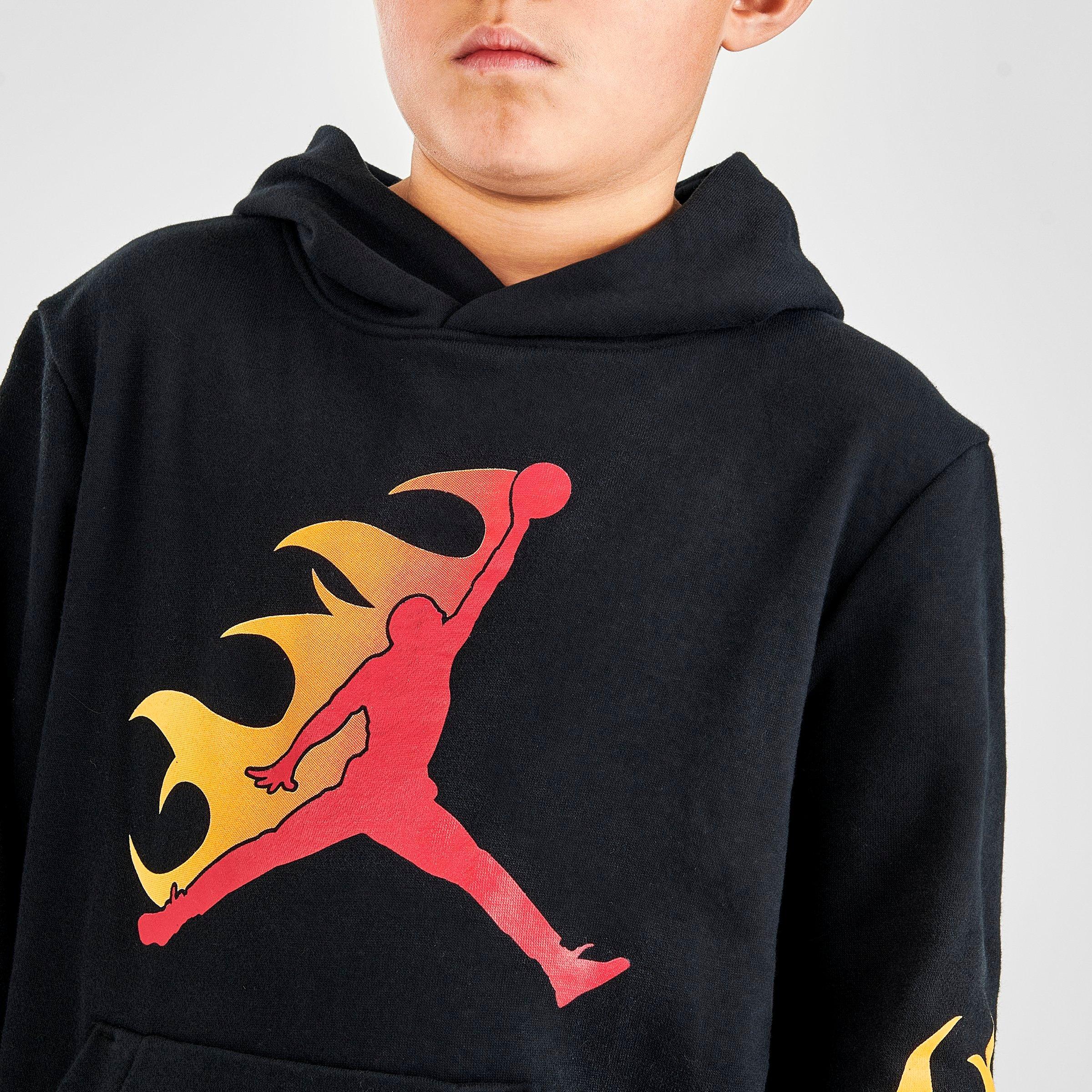 Boys' Jordan Jumpman Flame Pullover 